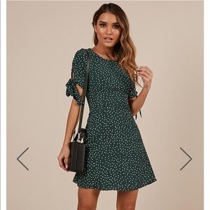Showpo Too Cute For You dress in green spot